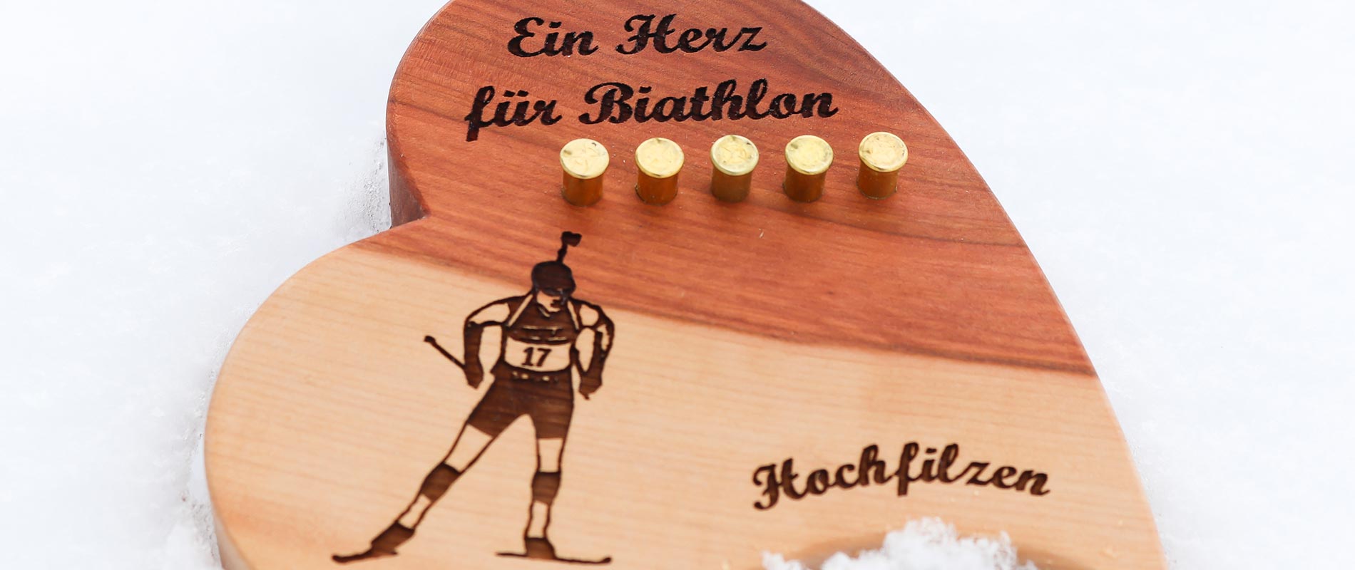 Biathlon Herz Hochfilzen Deko 2