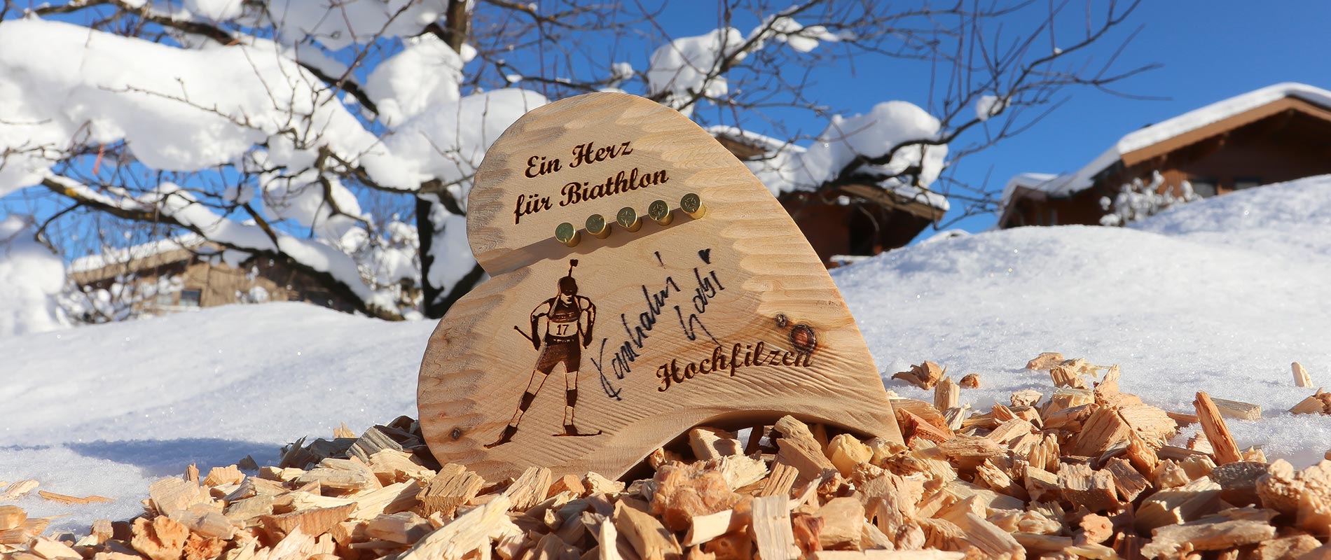 Holz Deko Hochfilzen 3